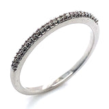 (SOFIA) Set de anillos con diamantes en oro blanco 10k