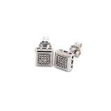 (SOFIA) Aretes con diamantes en oro blanco 10kt