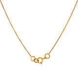 Collar de esmeralda en oro amarillo 18kt.