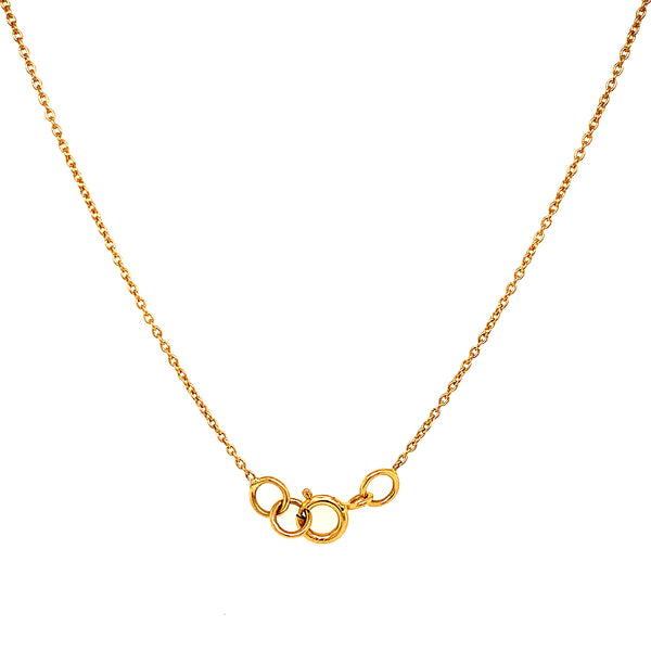 Collar de esmeralda en oro amarillo 18kt.