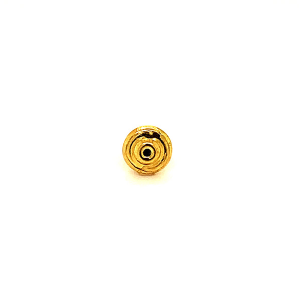 Repuestos de broche para aretes de bebé en oro amarillo 18k
