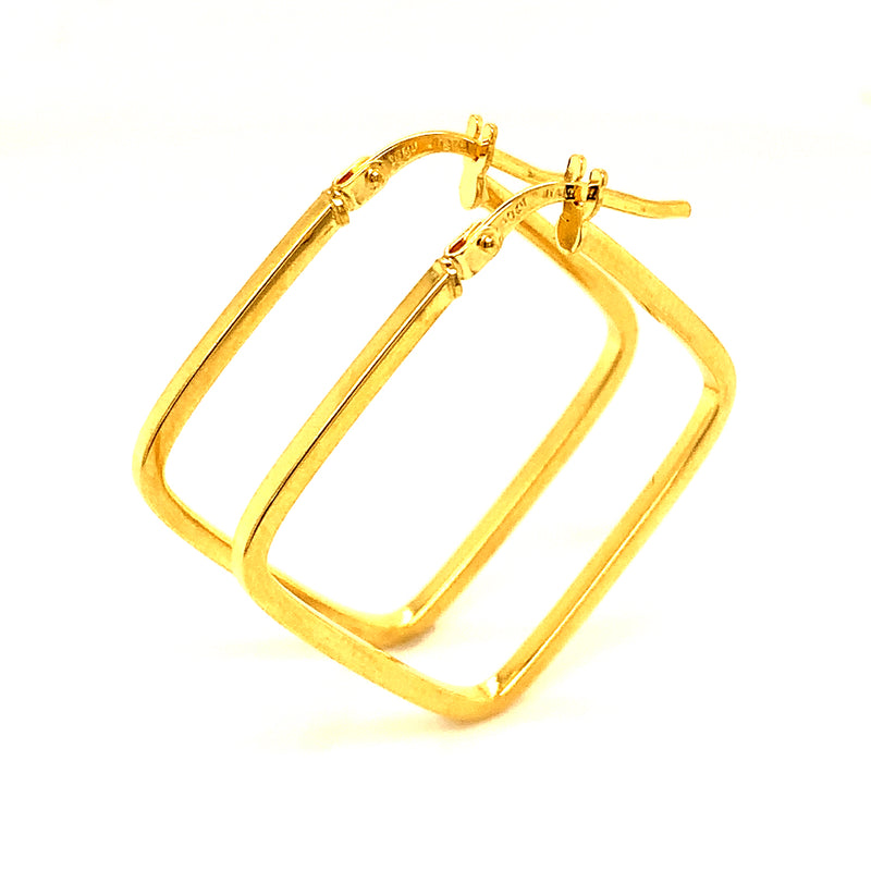 Argollas en oro amarillo 10k