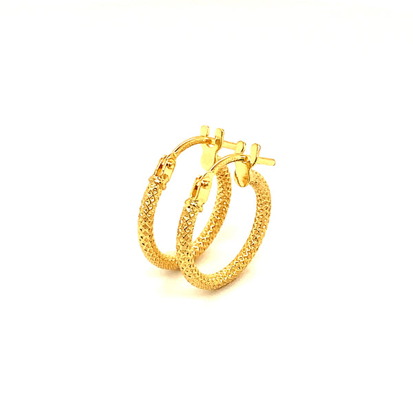 Argollas en oro amarillo 10k
