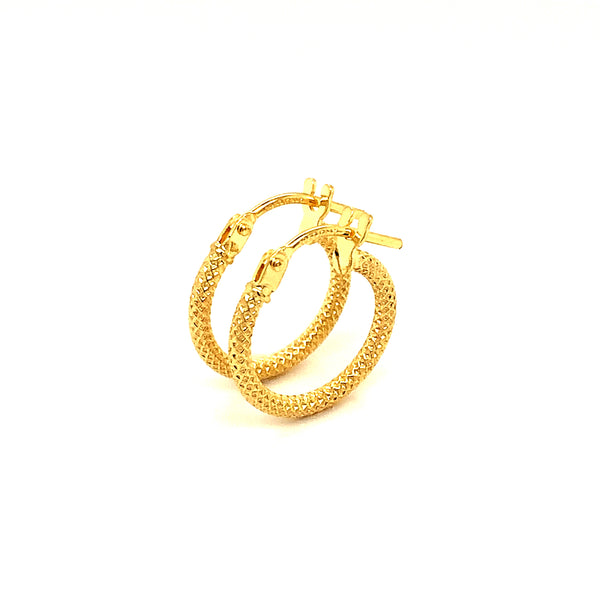Argollas en oro amarillo 10k
