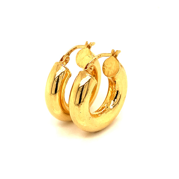 Argollas en oro amarillo 10k
