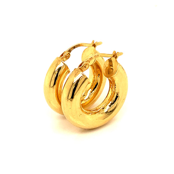 Argollas en oro amarillo 10k