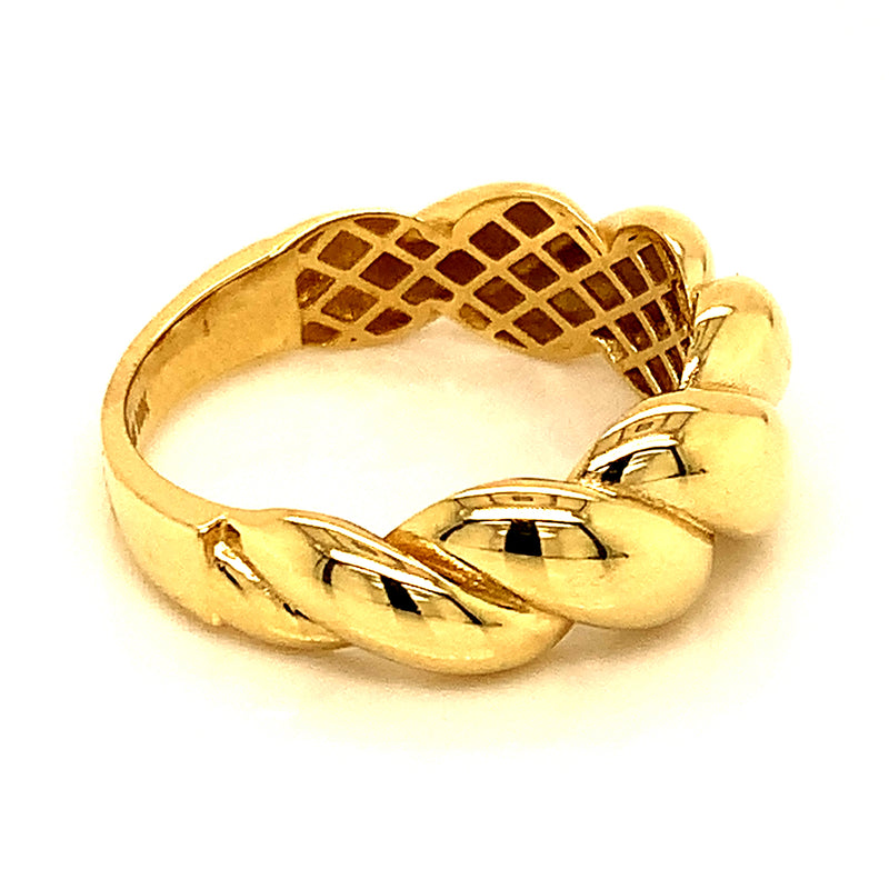 Anillo en oro amarillo 10kt.