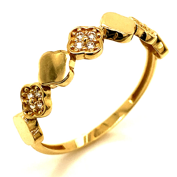 Anillo en oro amarillo 10kt.