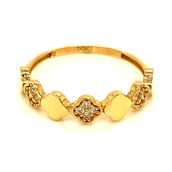 Anillo en oro amarillo 10kt.