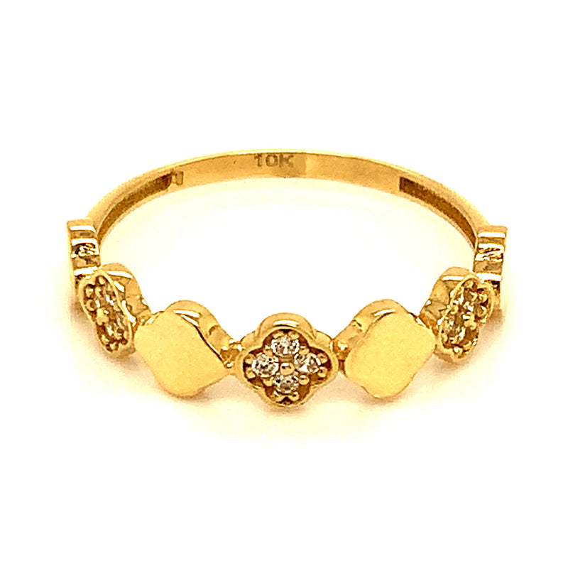 Anillo en oro amarillo 10kt.