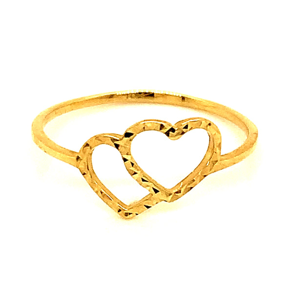 Anillo en oro amarillo 10kt.