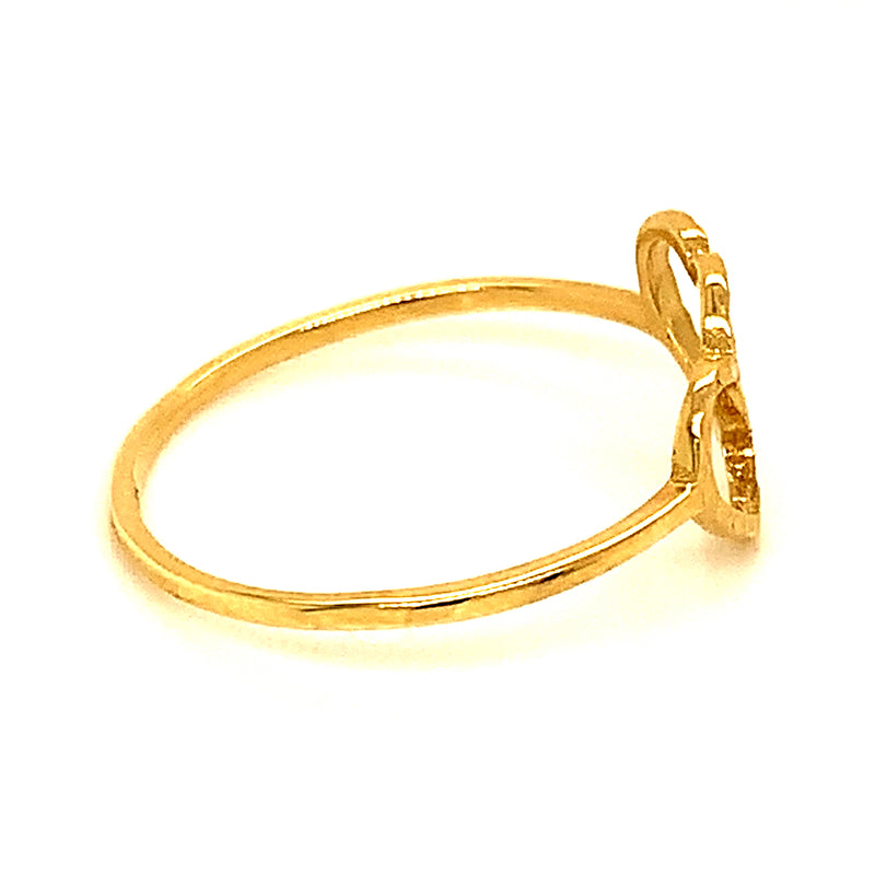 Anillo en oro amarillo 10kt.