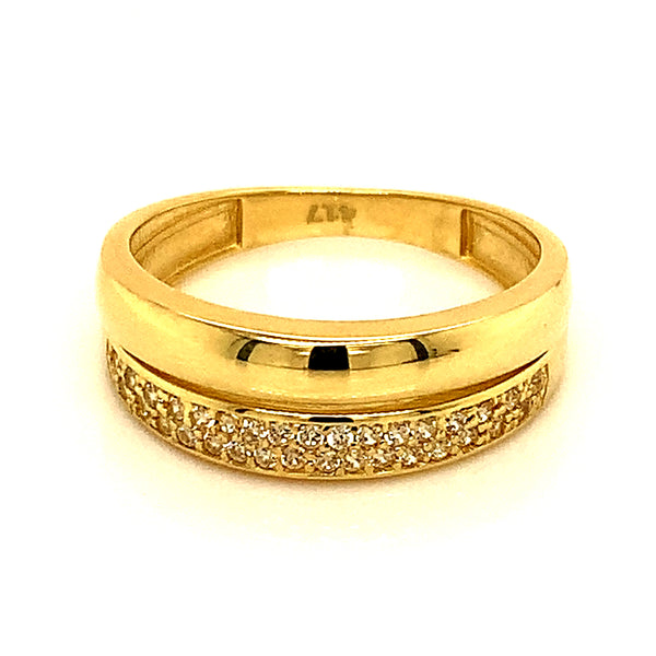 Anillo en oro amarillo 10kt.