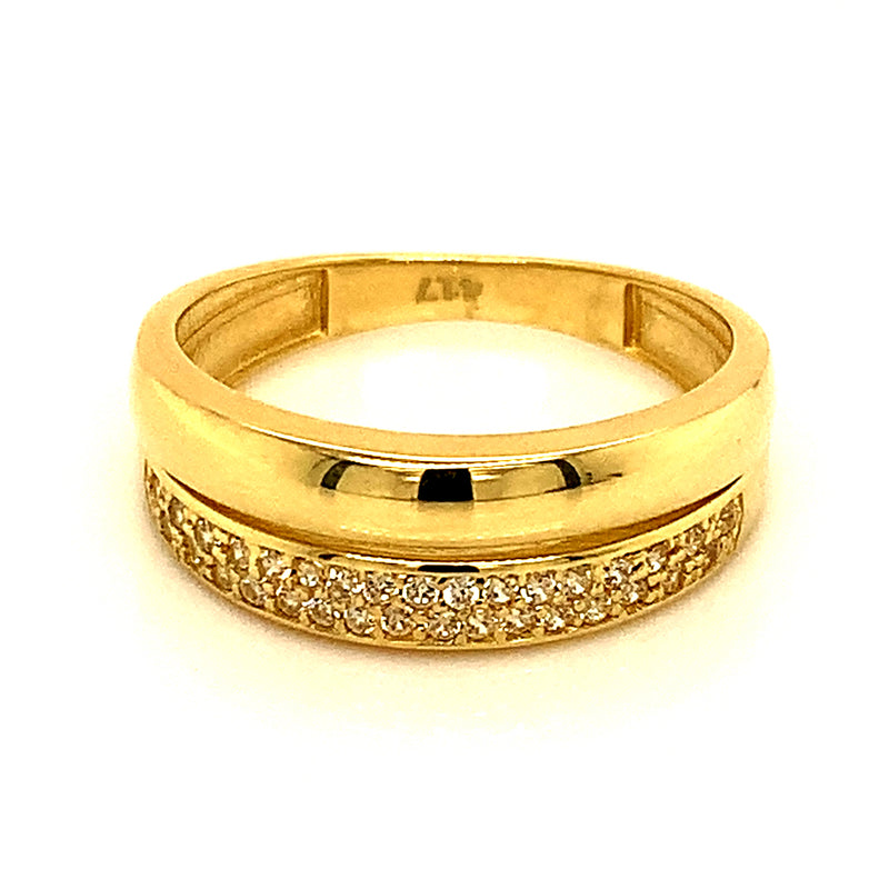 Anillo en oro amarillo 10kt.