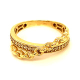 Anillo en oro amarillo 10kt.