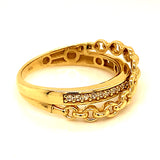 Anillo en oro amarillo 10kt.