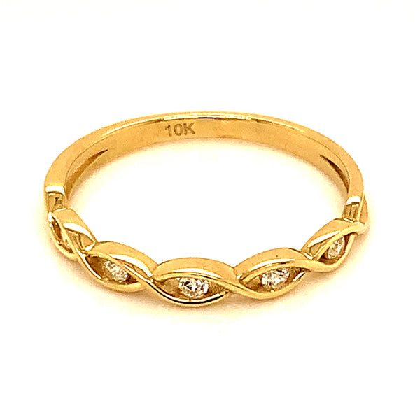 Anillo en oro amarillo 10kt.