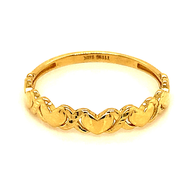 Anillo en oro amarillo 10kt.