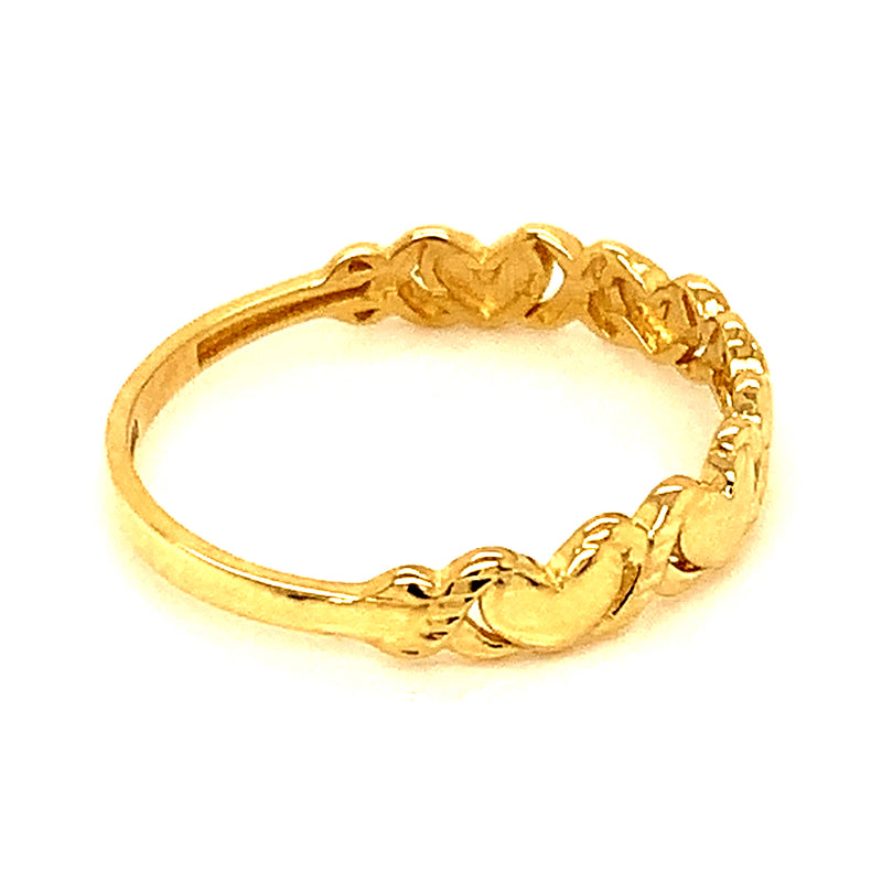 Anillo en oro amarillo 10kt.