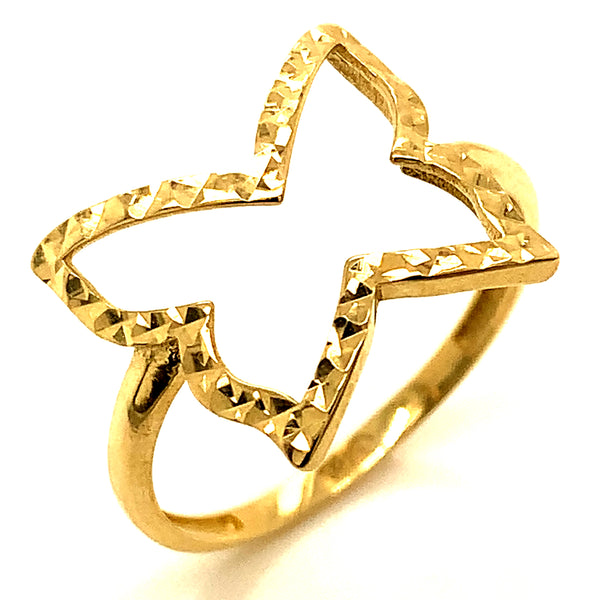 Anillo en oro amarillo 10kt.