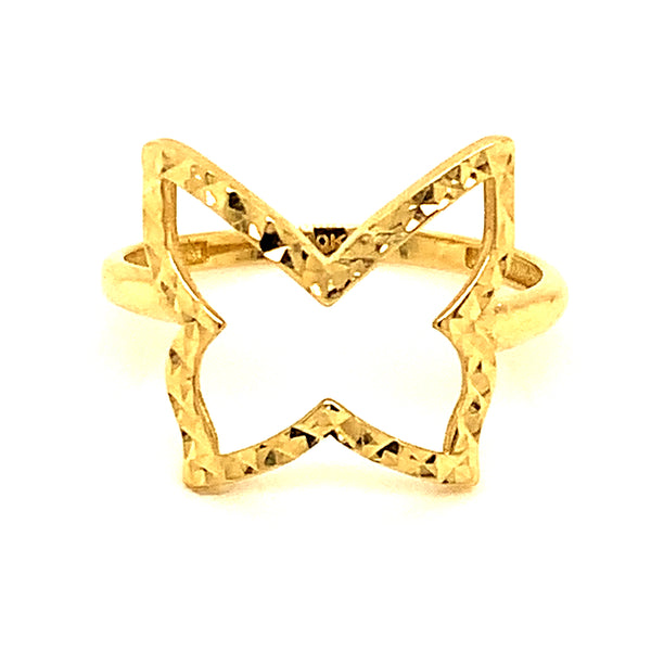 Anillo en oro amarillo 10kt.