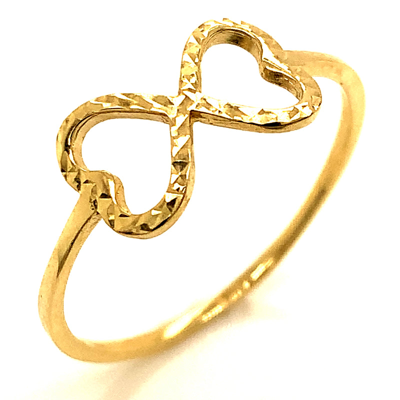 Anillo en oro amarillo 10kt.