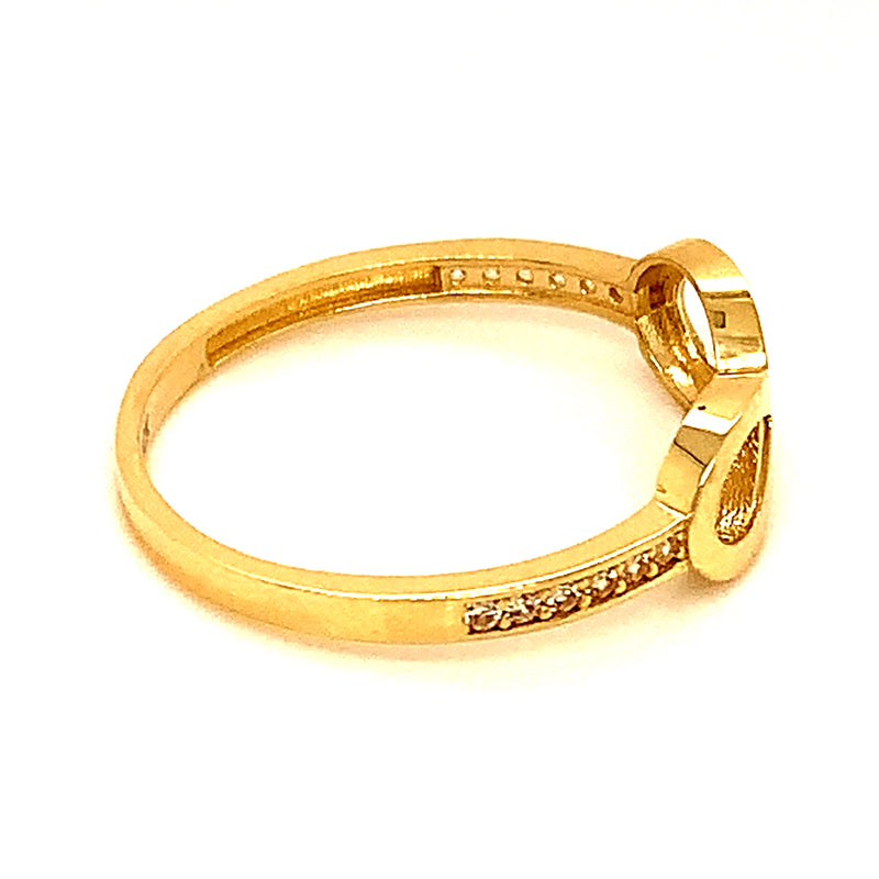 Anillo en oro amarillo 10kt.