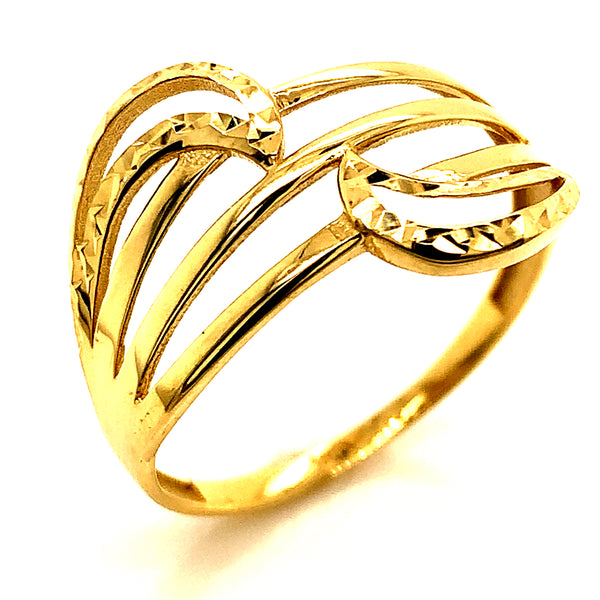 Anillo en oro amarillo 10kt.