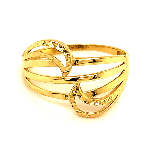 Anillo en oro amarillo 10kt.