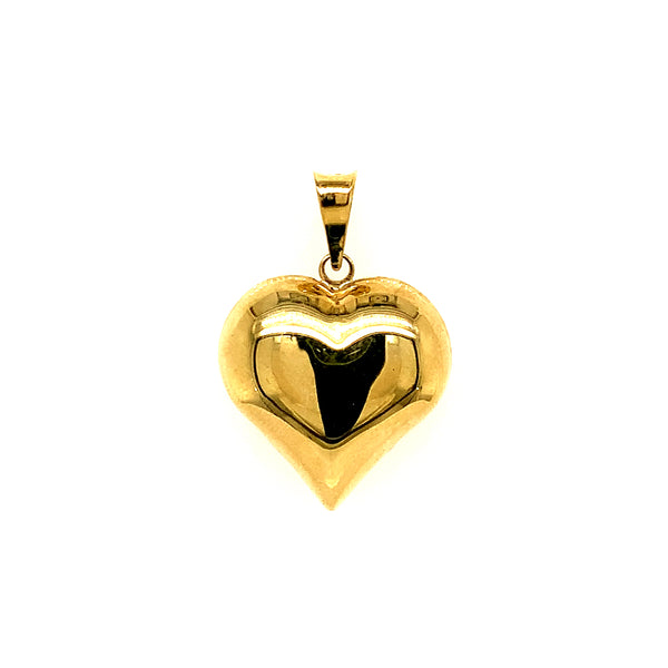 Dije (corazón) en oro amarillo 10k