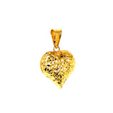 Dije (corazón) en oro amarillo 10k