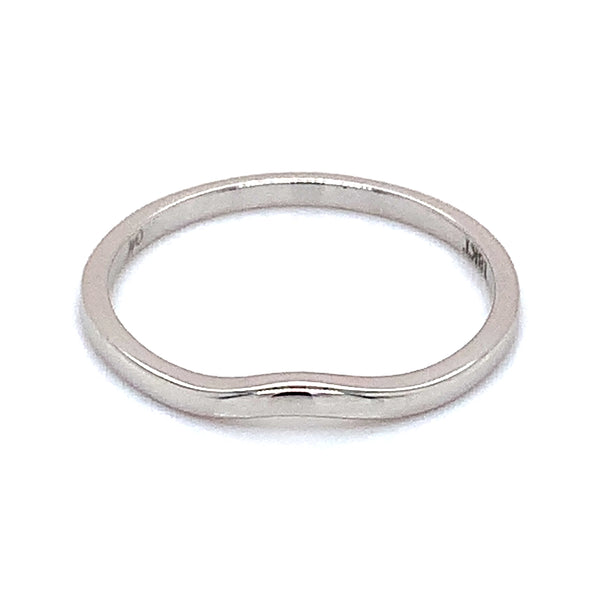 Banda en oro blanco 18k