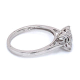 (MIA) Anillo con diamantes en oro blanco 18kt