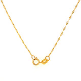 (SOFIA) Collar con diamantes en oro amarillo 10kt.