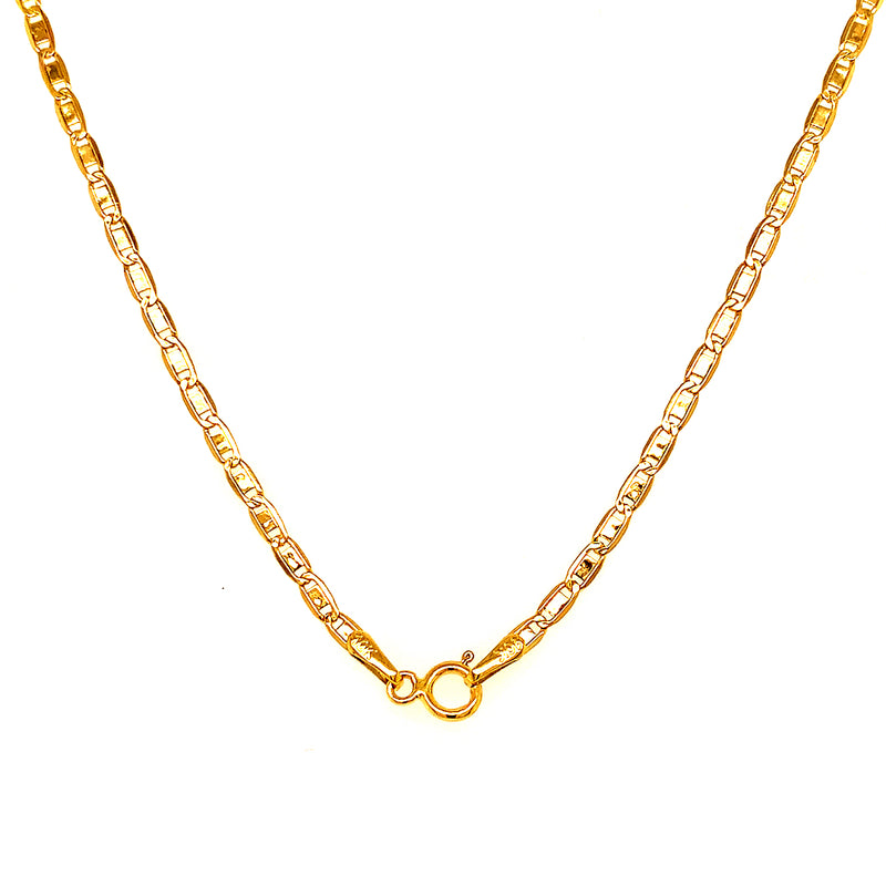 Cadena (gucci) en oro amarillo 10kt. 45cm