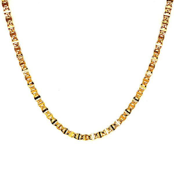 Cadena (gucci) en oro amarillo 10kt. 45cm