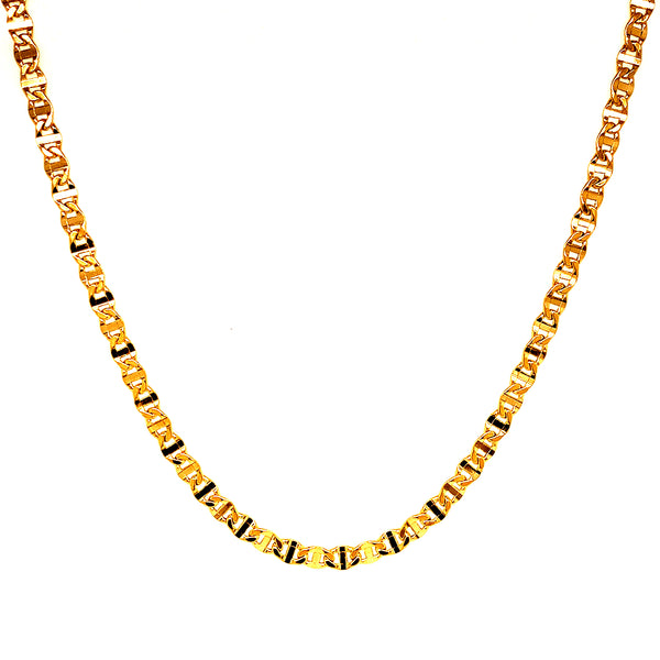 Cadena (gucci) en oro amarillo 10kt. 50cm