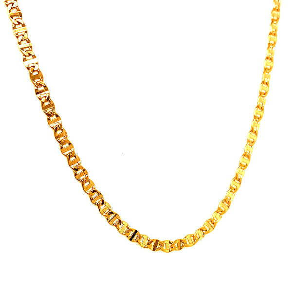Cadena (gucci) en oro amarillo 10kt. 50cm