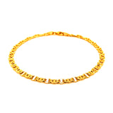 Pulsera gucci en oro amarillo 10kt. 21cm