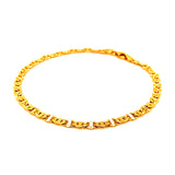 Pulsera gucci en oro amarillo 10kt. 21cm