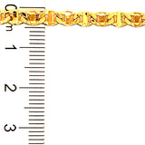 Pulsera gucci en oro amarillo 10kt. 21cm