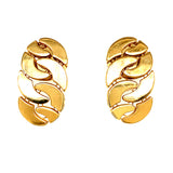 Aretes en oro amarillo 14kt.