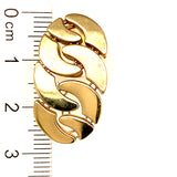 Aretes en oro amarillo 14kt.