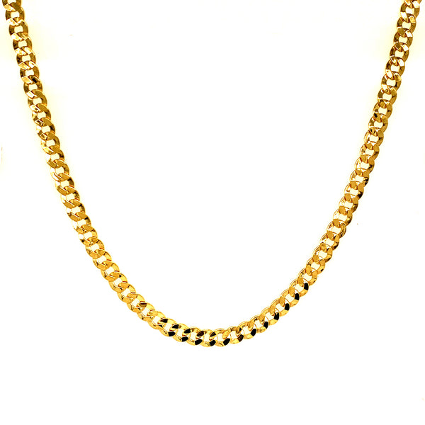 Cadena (gourmet) 45cm en oro amarillo 10k