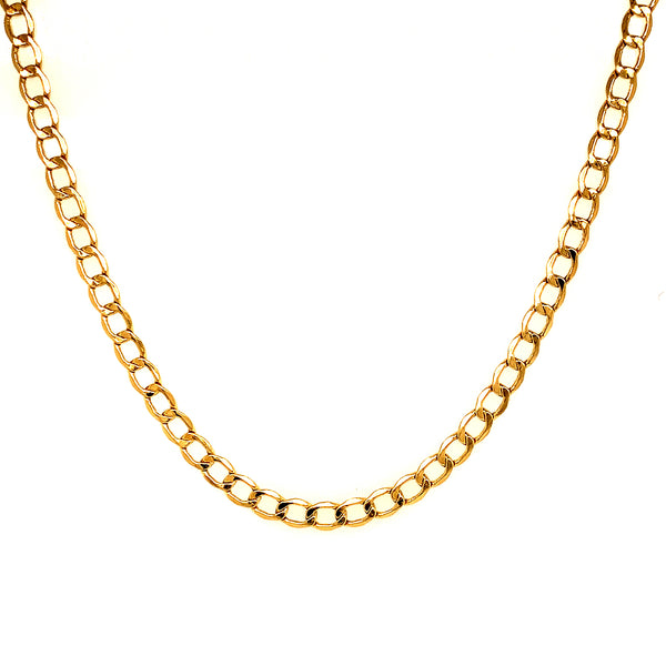 Cadena (gourmet) 45cm en oro amarillo 10k
