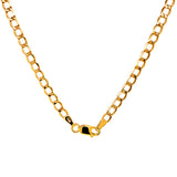 Cadena (gourmet) 45cm en oro amarillo 10k