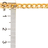 Cadena (gourmet) 45cm en oro amarillo 10k