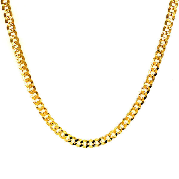 Cadena (gourmet) 50cm en oro amarillo 10k