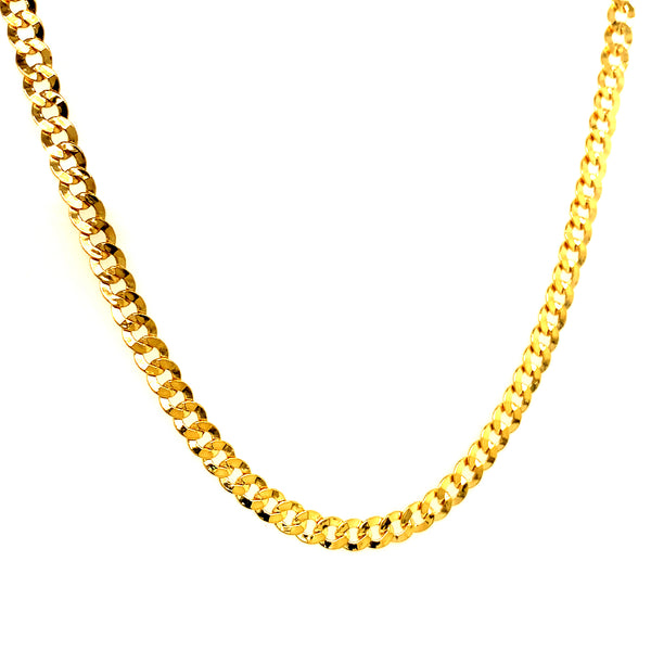 Cadena (gourmet) 50cm en oro amarillo 10k