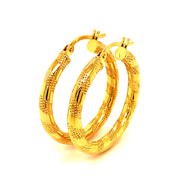 Argollas en oro amarillo 10k